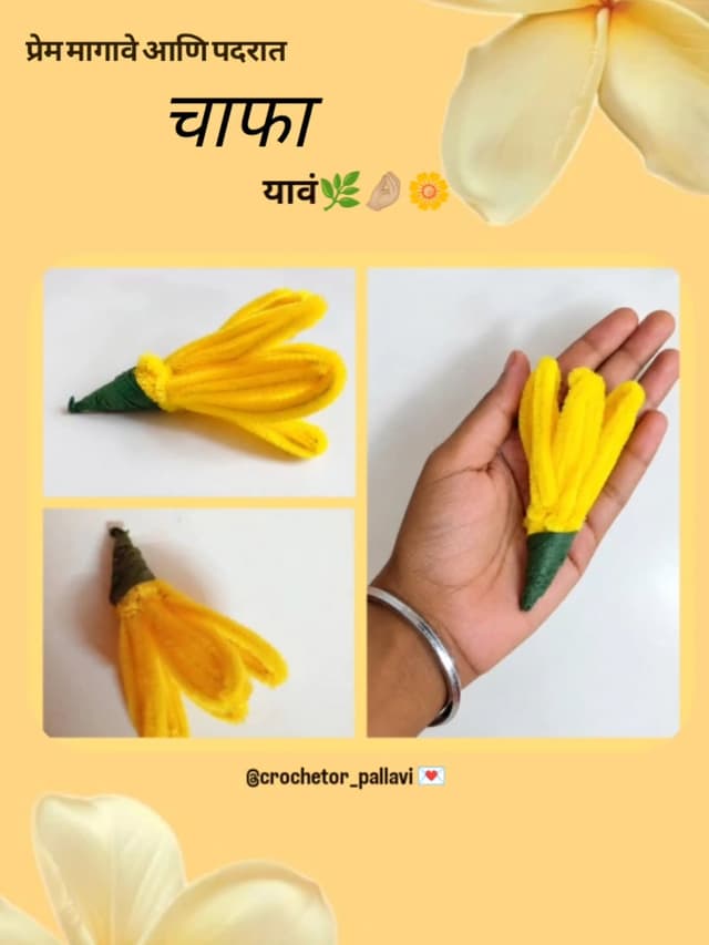 Pipecleaner Chafa Flower